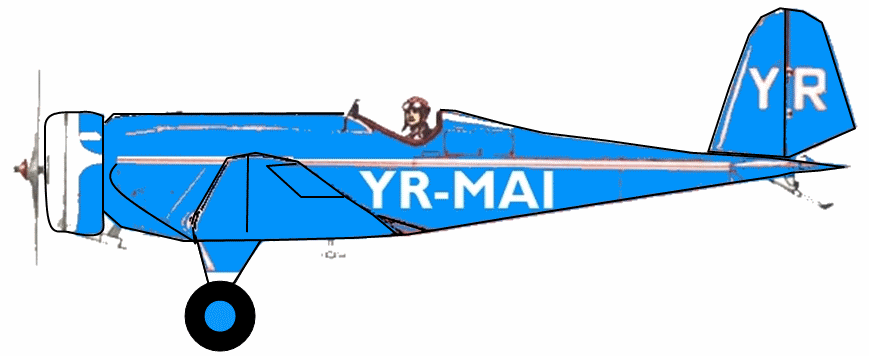 YR-MAI: Marinas flygplan